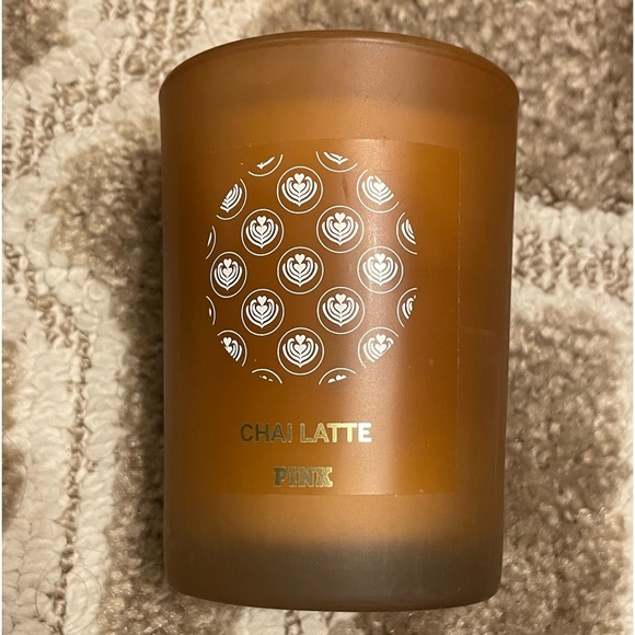 PINK Victoria's Secret Other - Victoria's Secret Pink Chai Latte Single
Wick Scented Candle 6.3 oz New